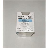 EURO SUTURE ATRAVMATİK İPEK İPLİK NO:4.0 KESKİN İĞNE 18 MM