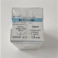 İpek Cerrahi İplik-Sütur Silk 12 Li No:4/0 Keskin