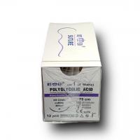 PGA (Polyglycolic) Emilebilir No:1 Keskin Cerrahi İplik Sütur